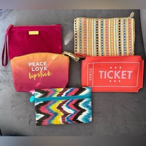 ❤️ 3 for $18 ❤️ Lot of 5 Ipsy Bags